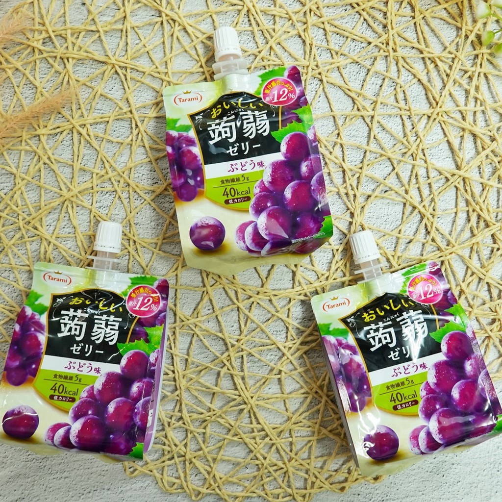 Tarami Oishii Konnyaku Jelly Grape Drink Buyjapan